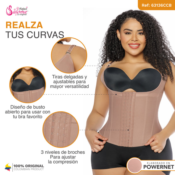 Salome 63136-CCB | Faja Colombiana Cinturilla con Control Abdominal para Mujer Moldeadora