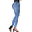 Lowla 219936 | Jeans Rasgados Skinny Levanta Cola | Diseño de Pretina Ancha
