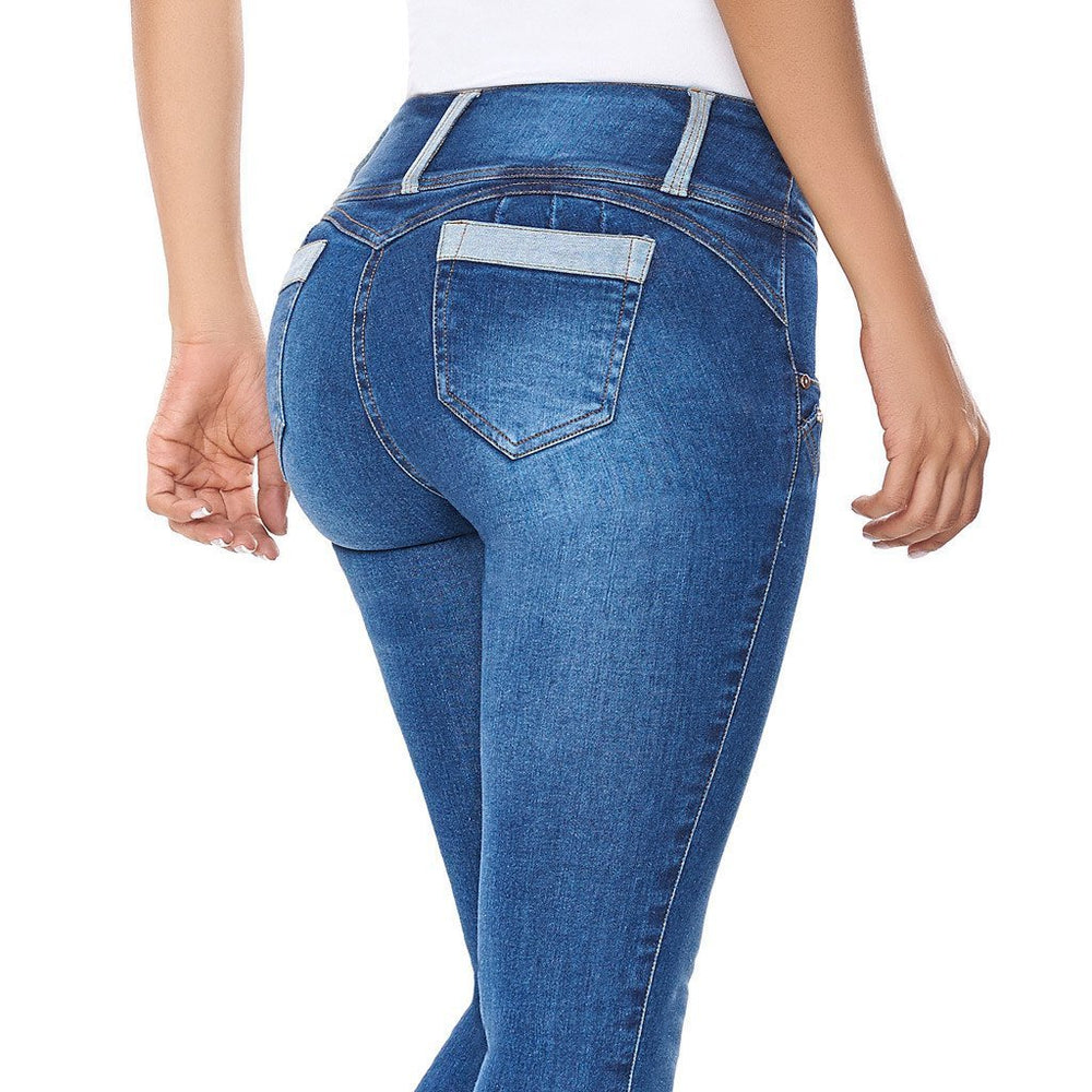 LT.ROSE 2017  Blue Jeans Colombianos de Mujer Talle Medio— Cata1og México